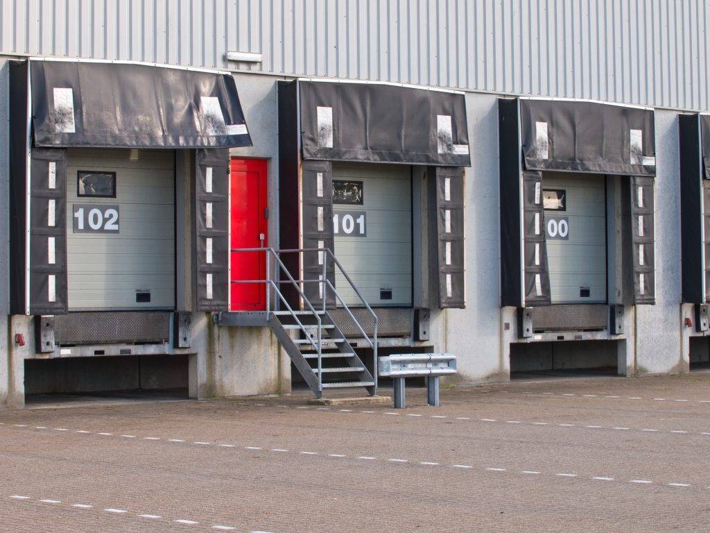 freight docks export concept